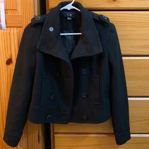 forever 21 double breasted short coat